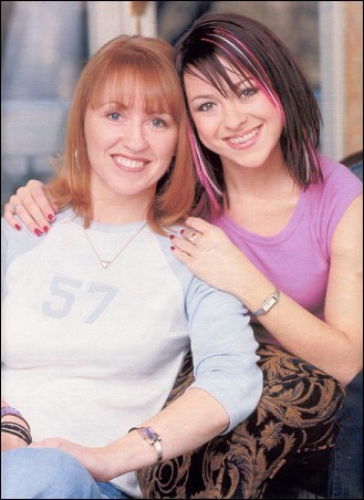 Lisa with her mother